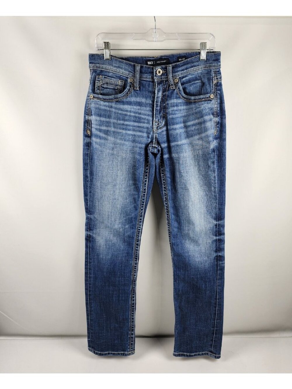 BKE Jeans Mens 30 Blue Jake Straight Leg Denim 5-Pocket (30x31)